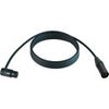 Cable Techniques Premium Low Profile Right-Angle XLR-3F to XLR-3M Straight Mogami W2893 Microphone Cable Black Cap/Ring