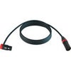 Cable Techniques Premium Low Profile Right-Angle XLR-3F to XLR-3M Straight Mogami W2893 Microphone Cable Red Cap/Ring