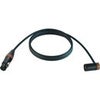 Cable Techniques Premium Low Profile Straight XLR-3F to XLR-3M Right-Angle Mogami W2893 Microphone Cable Brown Cap/Ring