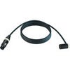 Cable Techniques Premium Low Profile Straight XLR-3F to XLR-3M Right-Angle Mogami W2893 Microphone Cable White Cap/Ring
