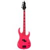 Dean Guitars Custom Zone Passive Electric Bass Guitar, Maple Fretboard, Nuclear Green Fluorescent Pink