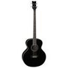 Dean Guitars Acoustic Electric Bass Guitar, Rosewood Fretboard, Satin Natural Classic Black