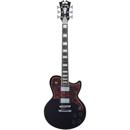 D'Angelico Guitars Premier Atlantic Single Cutaway Electric Guitar, Black
