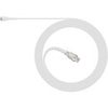 DPA Microphones 4060 CORE+ Miniature Omnidirectional Lavalier Microphone with 3-Pin LEMO Connector, Normal SPL White