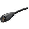 DPA Microphones d:screet Core 4060 Miniature Omnidirectional Microphone with Hardwired 3-Pin LEMO Connector, Normal SPL, High-Sens, White Black