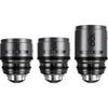 DZOFILM PAVO 32/55mm T2.1 and 100mm T2.4 2x Anamorphic Prime 3-Lens Kit for PL/EF Mount, Neutral Coating, Feet Neutral Flare