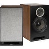 ELAC Debut Reference 6.5" 120W 2-Way Bookshelf Speaker, Pair Black Baffle/Walnut Cabinet