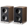 ELAC Debut ConneX DCB41 2-Way Active Powered Bookshelf Speakers, Pair Walnut