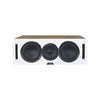 ELAC Uni-Fi Reference 5.25" 140W 3-Way Center Channel Speaker Satin White/Oak Sides