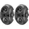 Electro-Voice EVID 6.2T Dual 6" Two-Way Surface-Mount Loudspeaker, Pair, Black Black