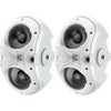 Electro-Voice EVID 6.2T Dual 6" Two-Way Surface-Mount Loudspeaker, Pair, Black White