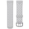 Fitbit Versa 3 Sport Band, Grey/Mint, Small Gray