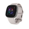 Fitbit Sense 2 Advanced Health and Fitness GPS Smartwatch, Lunar White/Platinum Aluminum Platinum Aluminum Case with Sport Band