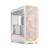Fractal Design Meshify 3 Ambience Pro RGB Clear Tint Tempered Glass E-ATX Mid-Tower Computer Case, White White