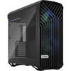 Fractal Design Torrent RGB Clear Tempered Glass E-ATX Mid-Tower Computer Case, White Black