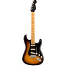 Fender American Ultra Luxe Stratocaster Electric Guitar, Maple, 2-Color Sunburst
