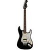 Fender American Ultra Luxe Stratocaster Floyd Rose HSS Electric Guitar, Maple Fingerboard, Silver Burst Black
