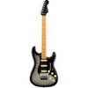 Fender American Ultra Luxe Stratocaster Floyd Rose HSS Electric Guitar, Maple Fingerboard, Silver Burst Sunburst (Silver)