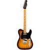 Fender American Ultra Luxe Telecaster Floyd Rose HH Electric Guitar, Maple Fingerboard, Mystic Black Sunburst (Brown)