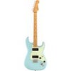 Fender Noventa Stratocaster Electric Guitar, Maple Fingerboard, Surf Green Blue
