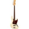 Fender American Professional II Jazz Bass Fretless Guitar, Rosewood Fingerboard, 3-Color Sunburst Olympic White