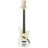 Fender American Performer Jazz Bass Guitar, Maple Fingerboard, Satin Surf Green Arctic White