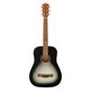 Fender FA-15 3/4 Scale Steel String Acoustic Guitar with Gig Bag, Walnut Fingerboard, Black Moonlight Burst