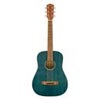 Fender FA-15 3/4 Scale Steel String Acoustic Guitar with Gig Bag, Walnut Fingerboard, Black Blue