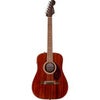Fender California Deluxe Redondo Jr. E Acoustic Electric Guitar Natural Mahogany
