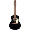 Fender California Deluxe Villager E 12-String Acoustic Electric Guitar Black