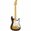 Fender Artist Series Eric Johnson Stratocaster Electric Guitar, Maple Fingerboard, White Blonde Sunburst (Natural)