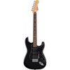 Fender Standard Series Stratocaster HSS Electric Guitar, Black Black