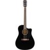 Fender Classic Design CD-60SCE Dreadnought Acoustic Electric Guitar, Natural Black