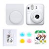 Fujifilm Instax Mini 12 Instant Film Camera, Pastel Blue, Bundle with Accessory Kit and 2x Twin Pack Daylight Film White
