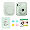 Fujifilm Instax Mini 12 Instant Film Camera, Blossom Pink, Bundle with Accessory Kit and 4x Twin Pack Daylight Film Mint Green