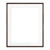 Framatic Woodworks 8x10" Dark Espresso Hardwood Frame Matted for a 5x7" Photograph Brown
