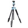 FotoPro C-40i 4-Section Aluminum Tripod with FPH-53P Head, Blue Blue