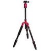 FotoPro C-40i 4-Section Aluminum Tripod with FPH-53P Head, Blue Red