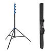 Flashpoint Pro Air-Cushioned Heavy-Duty Light Stand (Red, 13') Blue