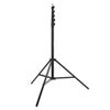 Flashpoint Pro Air-Cushioned Heavy-Duty Light Stand (Chrome, 15.7') Black