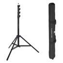 Flashpoint Pro Air-Cushioned Heavy-Duty Light Stand (Black, 9.5')