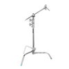 Flashpoint 20" Quick Sliding Leg C-Stand Kit with 2.5" Grip Head & 20" Grip Arm (Chrome) Chrome