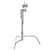 Flashpoint 20" Quick Release Turtle Base C-Stand Kit with 2.5" Grip Head & 20" Grip Arm (Black) Chrome
