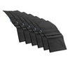 Flashpoint Empty Saddle Sandbag, Water-Resistant Cordura Nylon - (35 lb Capacity, Orange) (6 Pack) Black