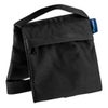 Flashpoint Empty Saddle Sandbag, Water-Resistant Cordura Nylon - (5 lb Capacity, Blue & Black Stripes) Black