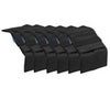 Flashpoint Empty Saddle Sandbag, Water-Resistant Cordura Nylon - (5 lb Capacity, Orange) (6 Pack) Black