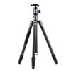 FotoPro Sherpa Max 4-Section Carbon Fiber Tripod/Monopod with FPH-62QS Ball Head, Black Black