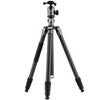 FotoPro Sherpa Plus 4-Section Carbon Fiber Tripod/Monopod with FPH-52QS Ball Head, Black Gray