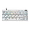 Logitech Pro X TKL RAPID Wired RGB Gaming Keyboard, Magnetic Analog Switches White
