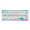 Logitech G5 Series G512 X 98 Wired RGB Mechanical Gaming Keyboard with Dual Swap Switch Beds and TMR Analog Technology White